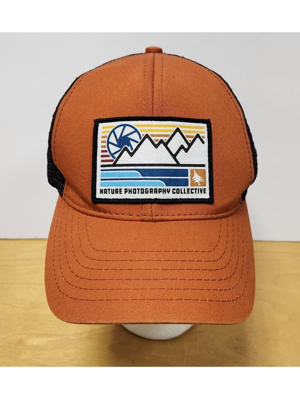 HippyTree Nature Photography Collective Shutterpoint Trucker Hat Orange Snapback